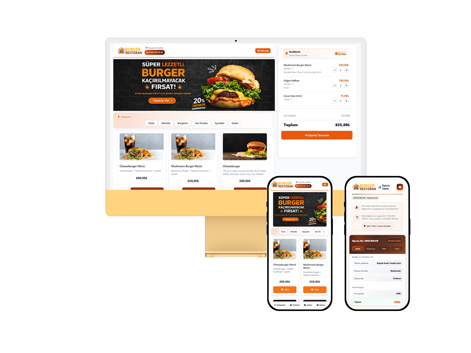 Commission-free online food ordering system