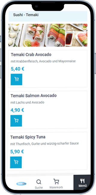 Sushi theme — mobile