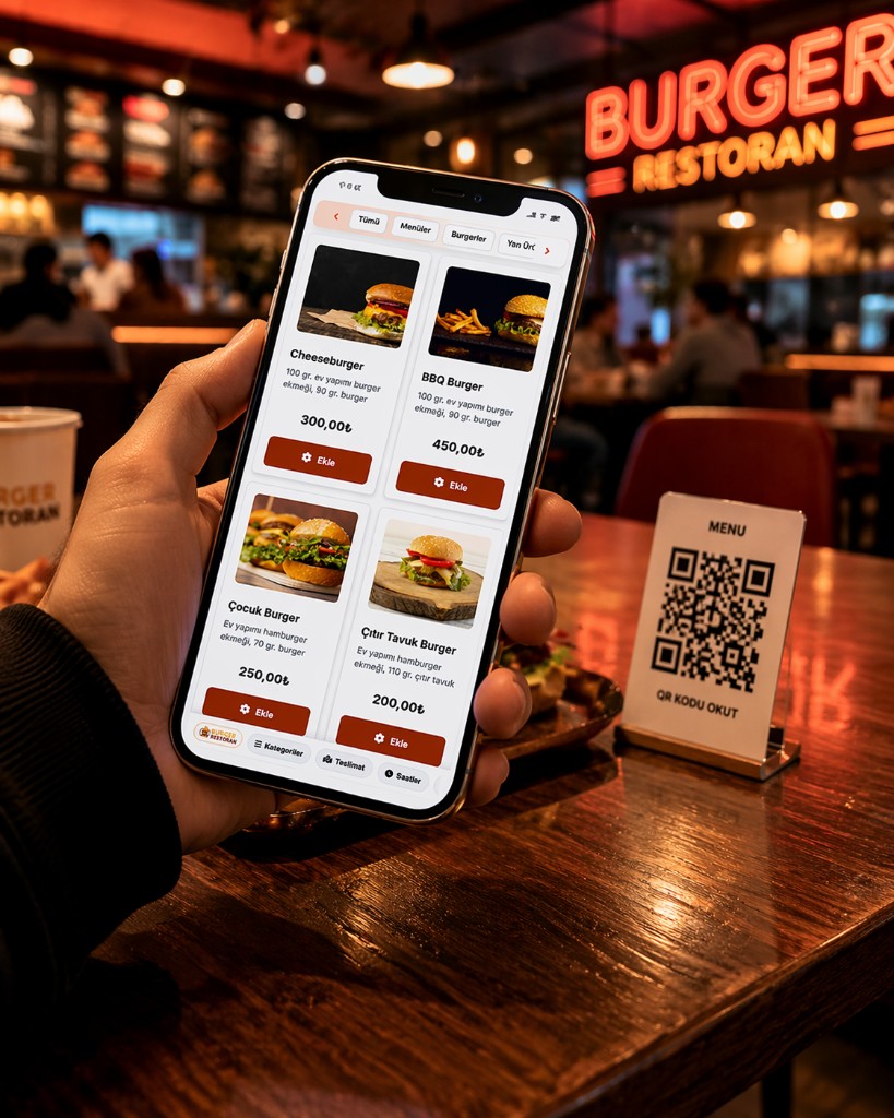 QR menu ordering